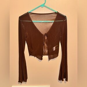 Lot of 2 sheer tops